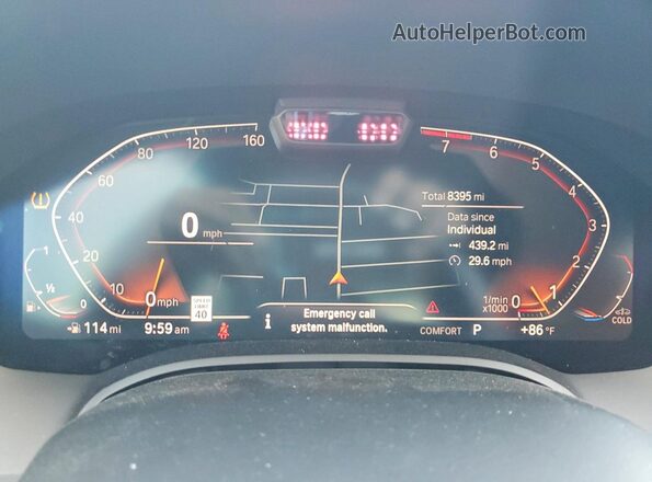 WBAGV2C03SCU18476 2025 BMW OTHER Black ხელსაწყოთა პანელის ხედი