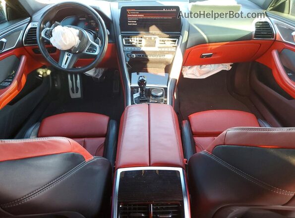 WBAGV8C01PCK80611 2023 BMW M8 Gray Dashboard view