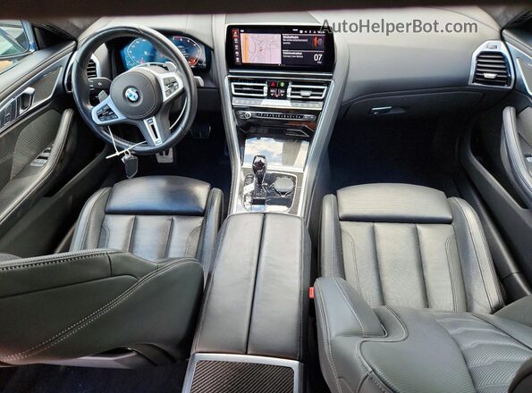WBAGV8C04RCN36016 2024 BMW M8 Black Вид панелі приладів
