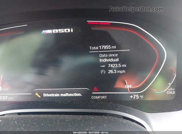 WBAGV8C06NCH89562 2022 BMW OTHER Синий Вид задних сидений