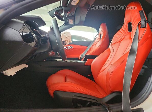 WBAHF3C02PWY15707 2023 BMW Z4 White Widok wnętrza z przodu