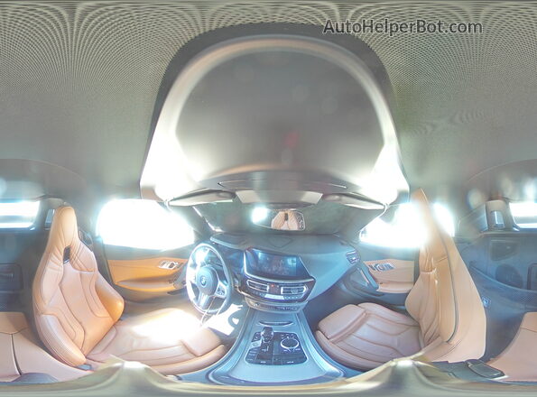 WBAHF3C02PWY16467 2023 BMW Z4 Gray Vista de la etiqueta del VIN