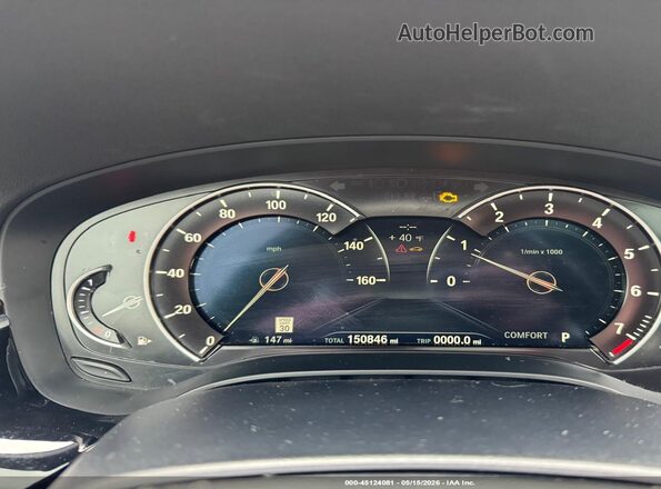WBAJA5C54KBX87593 2019 BMW 5 SERIES Черный Вид задних сидений