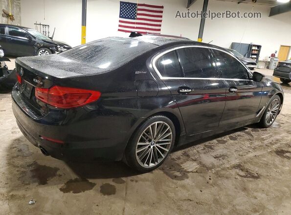WBAJA9C50JB252587 2018 BMW 5 SERIES Black Trasero derecho