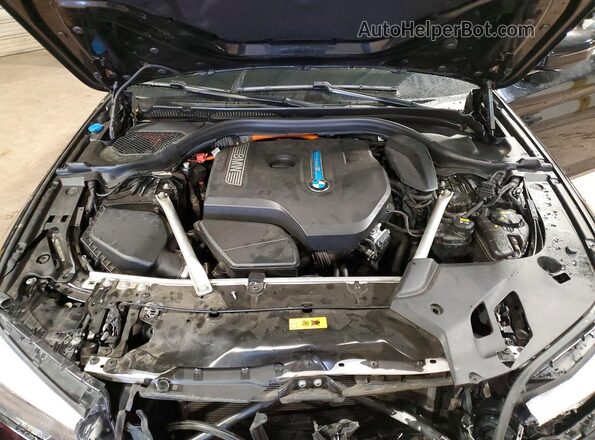 WBAJA9C50JB252587 2018 BMW 5 SERIES Black Vista interior trasera