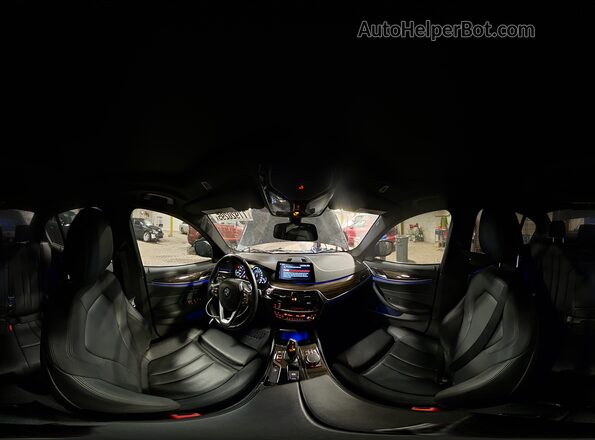 WBAJA9C50JB252587 2018 BMW 5 SERIES Black Vista de la etiqueta del VIN