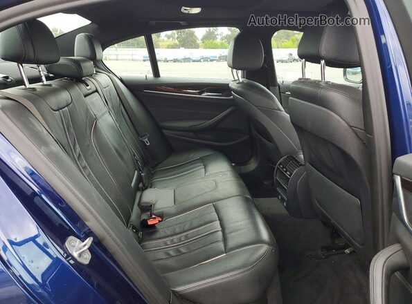 WBAJA9C52KB393954 2019 BMW OTHER Blue Widok tylnych siedzeń
