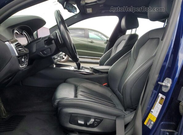 WBAJA9C52KB393954 2019 BMW OTHER Blue Widok wnętrza z przodu