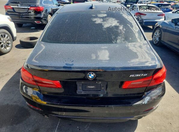 WBAJA9C53JB033221 2018 BMW 5 SERIES Черный Вид сзади
