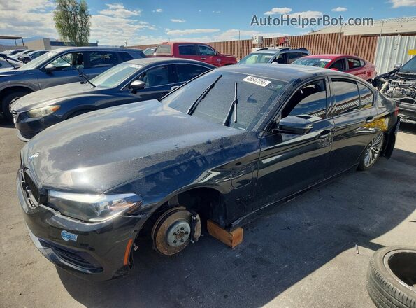 WBAJA9C53JB033221 2018 BMW 5 SERIES Черный Передняя левая четверть
