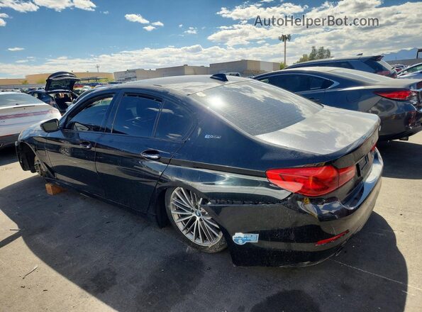 WBAJA9C53JB033221 2018 BMW 5 SERIES Черный Задняя левая четверть