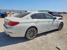 2018 Bmw 530 White vin: WBAJA9C53JB252907