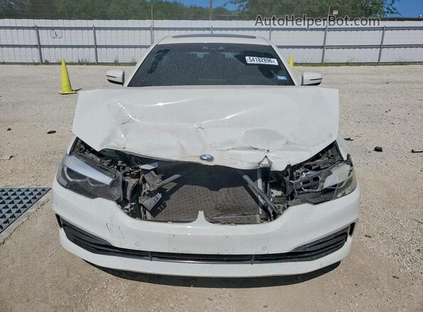 WBAJA9C53JB252907 2018 BMW 5 SERIES White Widok z przodu