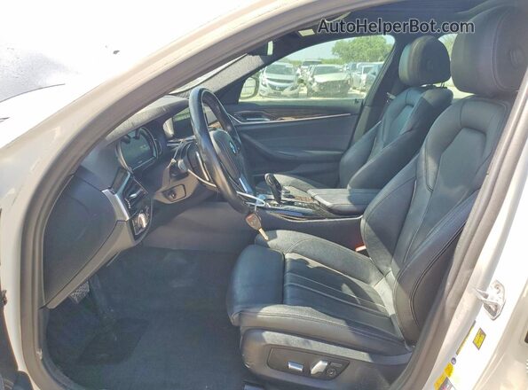 WBAJA9C53JB252907 2018 BMW 5 SERIES White Widok wnętrza z przodu