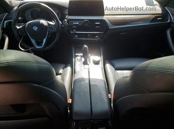 WBAJA9C53JB252907 2018 BMW 5 SERIES White Widok deski rozdzielczej