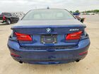 2019 Bmw 530e Синий vin: WBAJA9C54KB389503