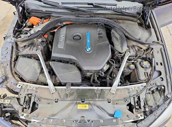 WBAJA9C54KB389503 2019 BMW 5 SERIES Синий Вид задней части салона