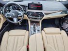 2019 Bmw 530e Синий vin: WBAJA9C54KB389503