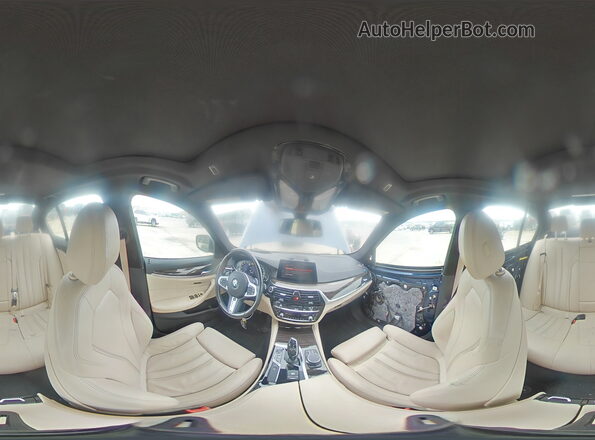 WBAJA9C54KB389503 2019 BMW 5 SERIES Синий Панорамный вид салона 360°