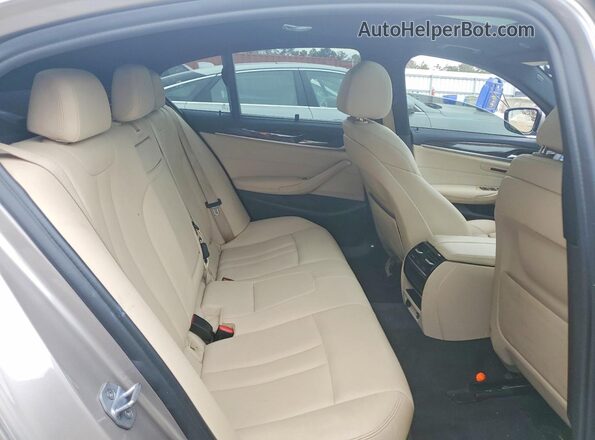 WBAJA9C55KB389249 2019 BMW 5 SERIES Silver Հետևի նստատեղերի տեսք