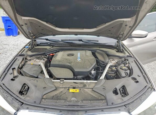 WBAJA9C55KB389249 2019 BMW 5 SERIES Silver Սալոնի հետևի տեսք