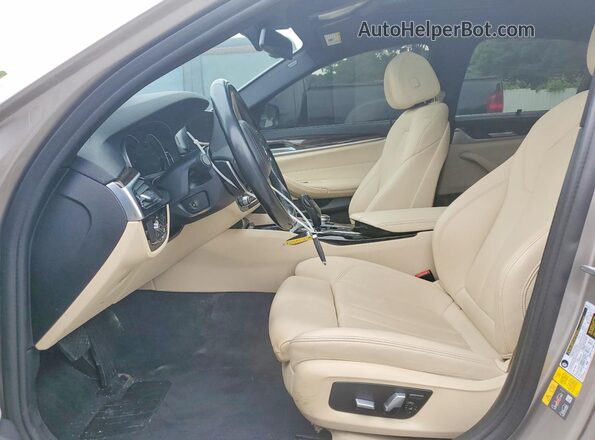 WBAJA9C55KB389249 2019 BMW 5 SERIES Silver Սալոնի դիմացի տեսք
