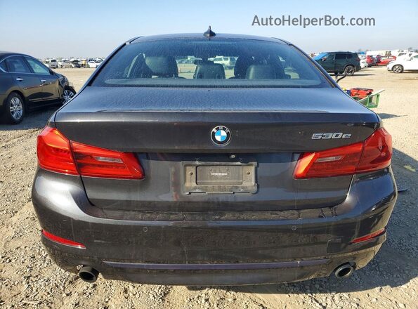 WBAJA9C56KB254491 2019 BMW 5 SERIES Blue Widok z tyłu
