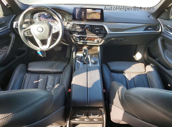 WBAJA9C56KB254491 2019 BMW 5 SERIES Blue Widok deski rozdzielczej