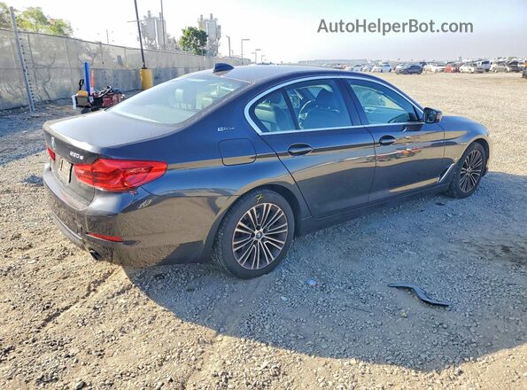 WBAJA9C56KB254491 2019 BMW 5 SERIES Blue Tył prawy