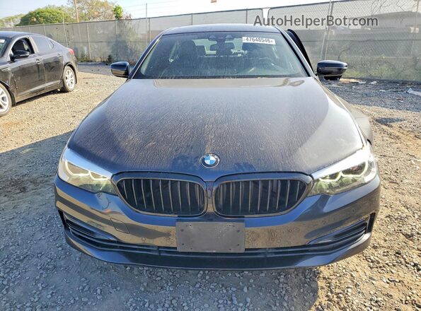 WBAJA9C56KB254491 2019 BMW 5 SERIES Blue Widok z przodu