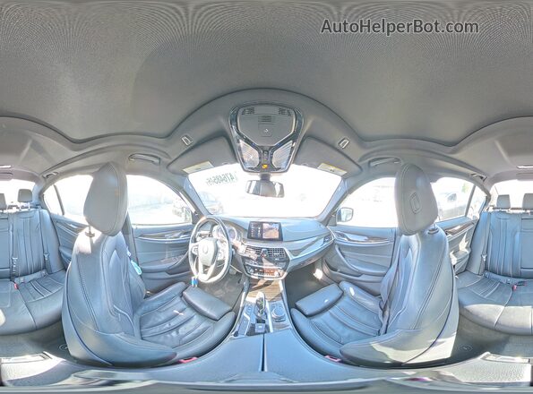 WBAJA9C56KB254491 2019 BMW 5 SERIES Blue Widok naklejki z numerem VIN