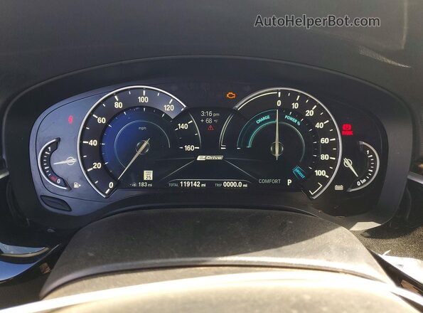 WBAJA9C57KB254371 2019 BMW OTHER Silver ხელსაწყოთა პანელის ხედი