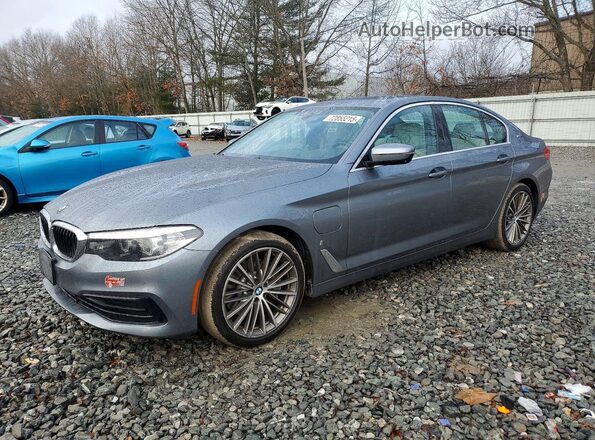 WBAJA9C58KB253908 2019 BMW 5 SERIES Синий Передняя левая четверть