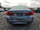 2019 Bmw 5 Series Синий vin: WBAJA9C58KB253908