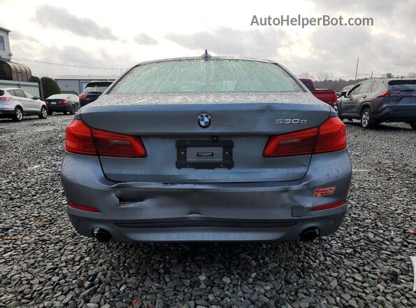 WBAJA9C58KB253908 2019 BMW 5 SERIES Синий Вид сзади