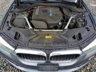 2019 Bmw 5 Series Синий vin: WBAJA9C58KB253908
