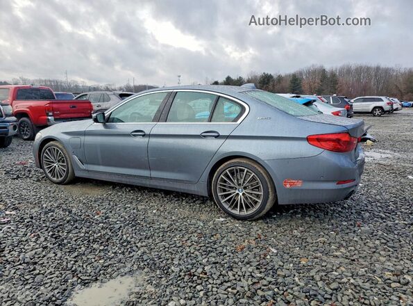 WBAJA9C58KB253908 2019 BMW 5 SERIES Синий Задняя левая четверть
