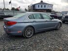 2019 Bmw 5 Series Синий vin: WBAJA9C58KB253908