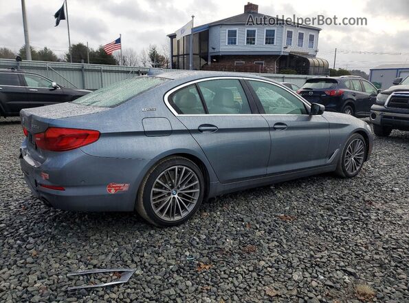 WBAJA9C58KB253908 2019 BMW 5 SERIES Синий Задняя правая четверть