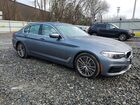 2019 Bmw 5 Series Синий vin: WBAJA9C58KB253908