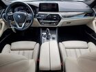 2019 Bmw 5 Series Синий vin: WBAJA9C58KB253908