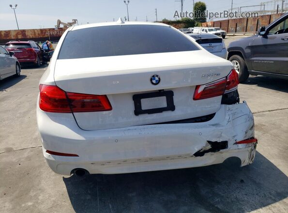 WBAJA9C59KB393398 2019 BMW 5 SERIES Белый Вид сзади