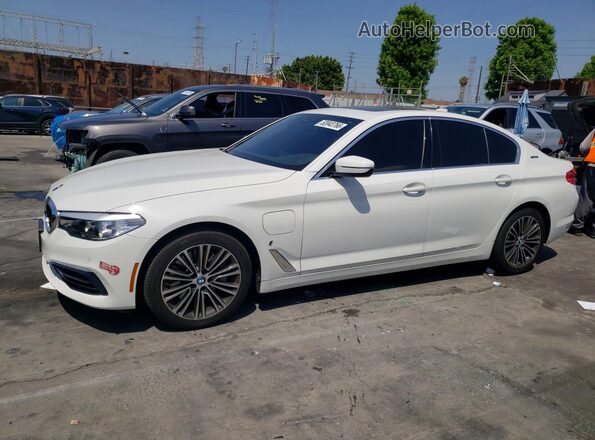 WBAJA9C59KB393398 2019 BMW 5 SERIES Белый Передняя левая четверть