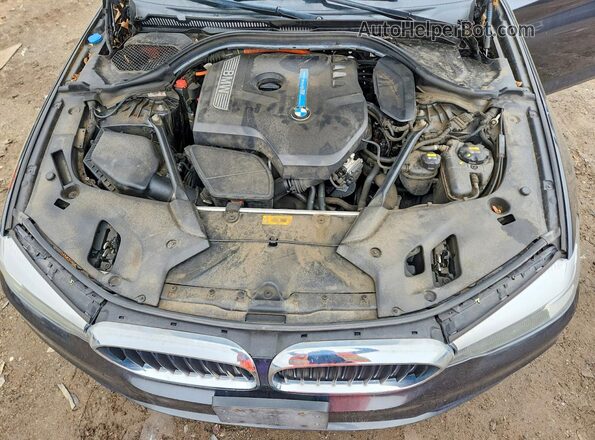 WBAJB1C58JB084065 2018 BMW 5 SERIES Угольный Вид задней части салона