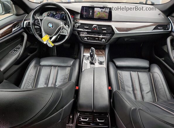 WBAJB1C58JB084065 2018 BMW 5 SERIES Угольный Вид панели приборов