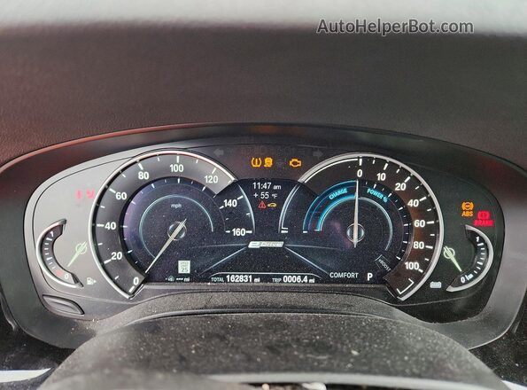 WBAJB1C58JB084065 2018 BMW 5 SERIES Угольный Вид щитка приборов