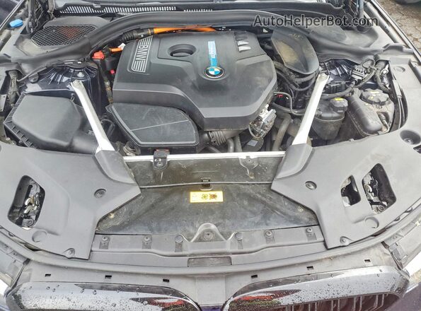 WBAJB1C5XKB375586 2019 BMW 5 SERIES Синий Вид задней части салона