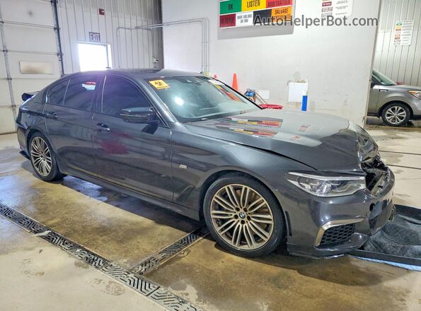 WBAJB9C50KB287502 2019 BMW M5 Серый Передняя правая четверть