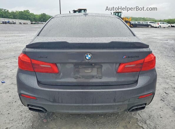 WBAJB9C51JB286017 2018 BMW M5 Charcoal Vista trasera