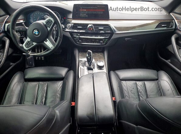 WBAJB9C51JB286017 2018 BMW M5 Charcoal Vista del salpicadero